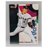 2023 Topps WBC Yamamoto RC Japan
