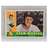 1960 Topps Stan Musial HOF Cardinals Edges/Corners
