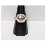 .925 Sterling Dome Ring Sz 8
