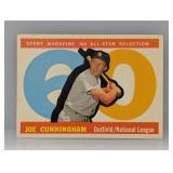 1960 Topps Joe Cunningham All Star Edges/Corners