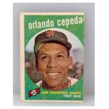 1959 Topps Orlando Cepeda HOF Corners/Edges/Crease