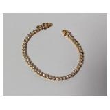 7" Vermeil/.925 Sterl CZ Bracelet