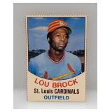 1977 Hostess 32 Lou Brock HOF Stain/Crease/Indents