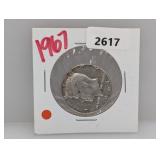 1967 40% Silv JFK Half $1 Dollar