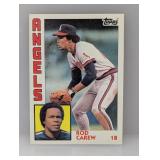 1984 Topps #600 Rod Carew HOF Edges