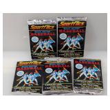 (5) 1987 Sportsflics Baseball Packs
