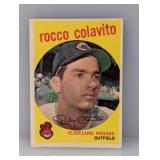 1959 Topps Baseball Rocky Colavito HOF Indians