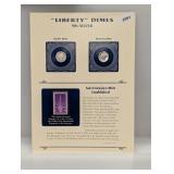 "Liberty" Dimes & Postal Comm Set