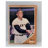 1962 Topps #300 Willie Mays HOF Giants Edge
