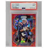 2021 Mac Jones Panini Prizm Red Ice RC #336 PSA 9