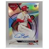 2023 Finest Alec Burleson Rookie Autograph