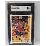 1991-92 Upper Deck #44 Michael Jordan SGC 9 MT