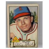 1952 Topps #76 Eddie Stanky Red Damage