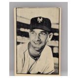 1953 Bowman Black & White Larry Jansen Damage