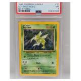 1999 Pokemon Jungle Scyther-Holo No Symbol PSA 7