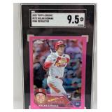 2023 Nolan Gorman Topps Chrome Pink Ref RC SGC 9.5