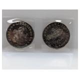 (2) 1794 Copy Draped Bust $1