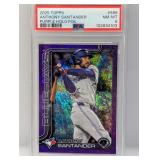 2025 Topps Purple Holo Anthony Santander/250 PSA 8