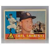 1960 Topps 545 Carl Sawatski Surface/Corners/Edges