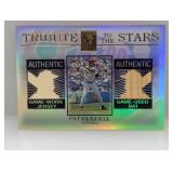2003 Pat Burrell Topps Tribute 2X Bat Relic Ref
