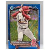 2025 Rodriguez Bowman Ch 1st Blue Wave Ref /150