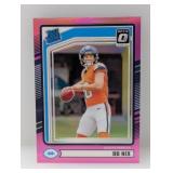2024 Optic Preview Pink Prizm RRC Bo Nix RC #369