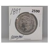 1897 90% Silv Morgan $1 Dollar