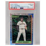2025 Topps Foil Green Willy Adames 24/99 PSA 9