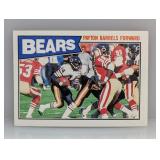 1987 Topps Payton Barrels Forward Edges/Indents