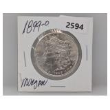1899-O 90% Silv Morgan $1 Dollar