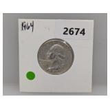 1964 90% Silv Wash Quarter