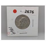 1964-D 90% Silv Wash Quarter