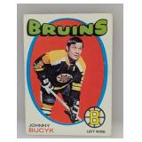 1971/72 Topps Hockey Johnny BUCYK 35 Corners/Edges