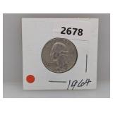 1964 90% Silv Wash Quarter