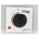 1847 Large One Cent