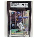 2022 Chourio Bowman Chrome Mega Box 1st Ref SGC9.5