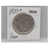 1923-S 90% Silv Peace $1 Dollar