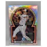 2023 Bowman Chrome Gunnar Henderson RC ROYF-15