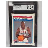 1991-92 NBA Hoops Jordan U.S. Olympic Team SGC 9.5