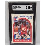 1989-90 NBA Hoops Michael Jordan All-Star SGC 9.5