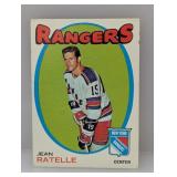 1971/72 Topps Jean Ratelle 97 Corners/Edges/Indent