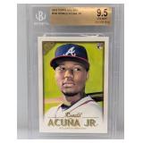 2018 Ronald Acuna Topps Gallery RC #140 BGS 9.5