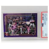2025 Topps Purple Holo #584 Minn Twns 56/250 PSA 9