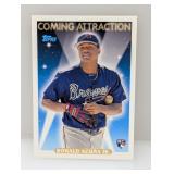 2018 Ronald Acuna Jr. Topps Coming Attraction RC