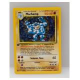 1999 Pokemon Machamp First Edition Holo #8/102 *LP
