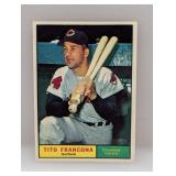 1961 Topps Baseball Tito Francona High number 503