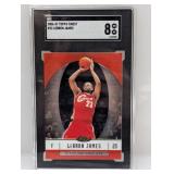 2006-07 Topps Finest Lebron James 22 SGC8