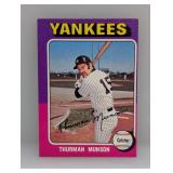 1975 Topps Baseball #20 Thurman Munson Edges
