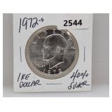 1972-S 40% Silv Ike $1 Dollar