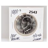 1971-S 40% Silv Ike $1 Dollar